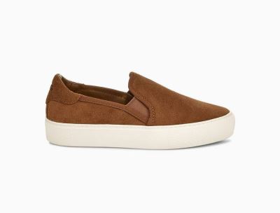 UGG Jass Suede Womens Sneakers Chestnut/ Brown - AU 270FI